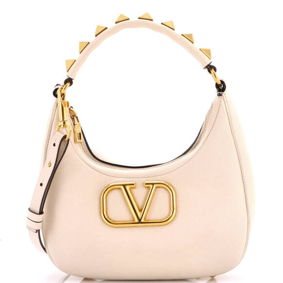 Valentino Garavani Handbags - Valentino Garavani Stud Sign Zip Hobo Leather